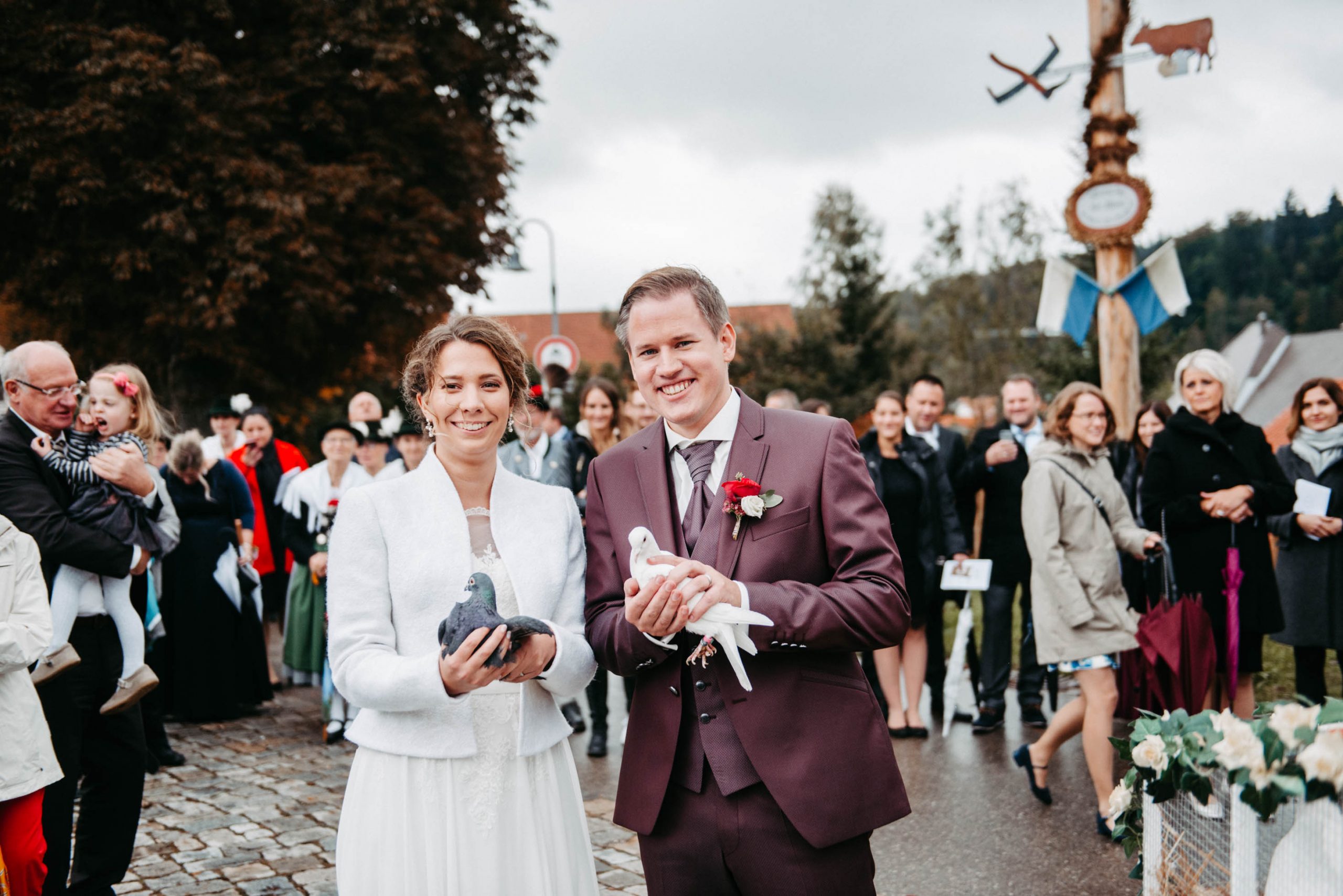 Elegante Hochzeit im Schloss Lautrach | Hochzeitsfotograf Allgäu | Dustin Weiß